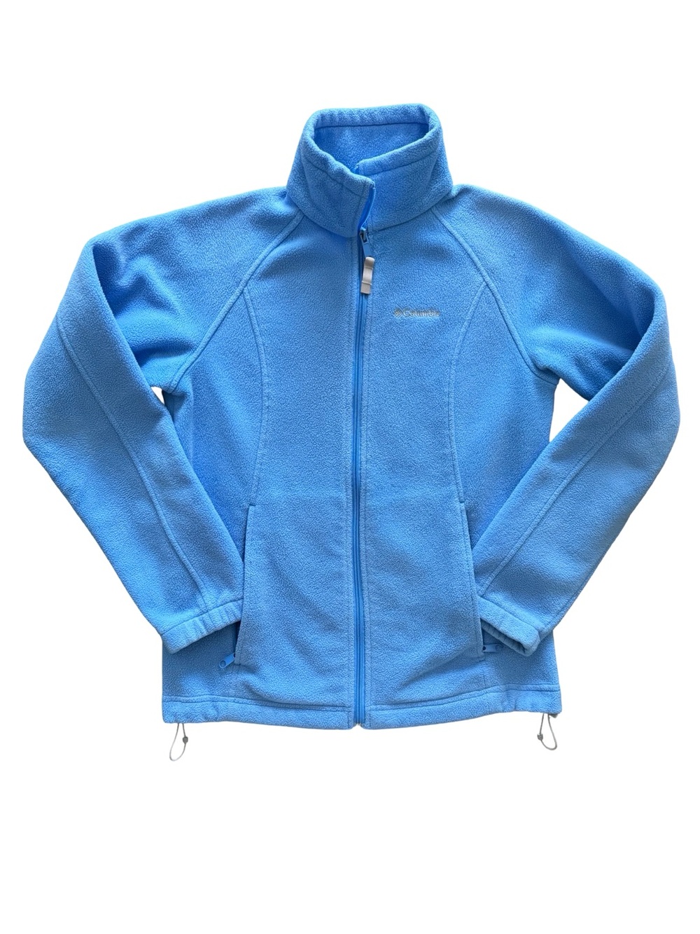 Columbia Women’s Light Blue Full-Zip Fleece Jacket,Size S